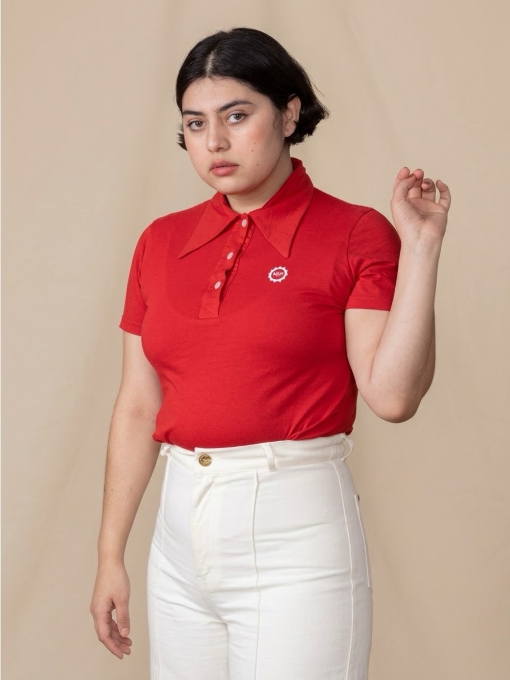 Big Bud Press Classic Polo Shirt Size XXS Red Cotton